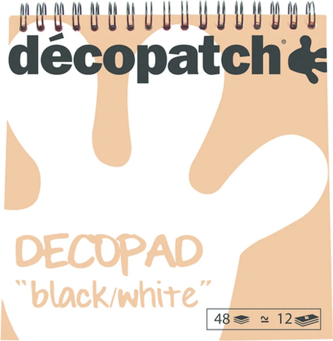 Decopatch Decopad Spiraalblok Papier 15x15cm