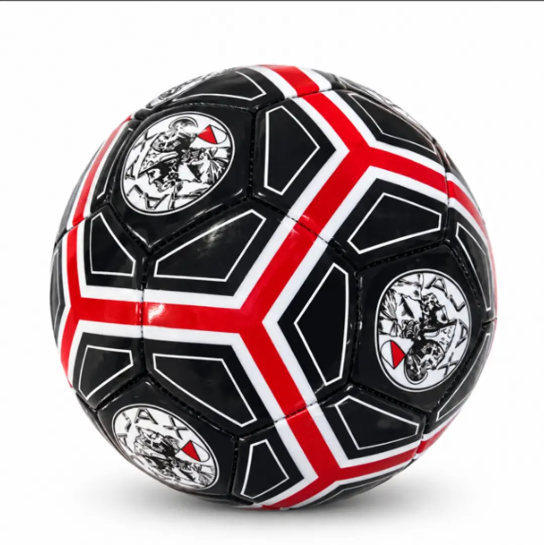 Ajax Amsterdam Voetbal Blauw Rood Maat 5