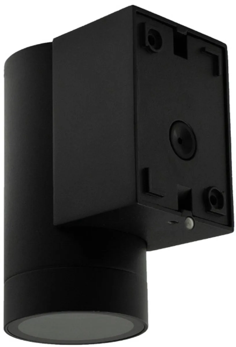 Lybardo Buitenlamp met Sensor Wandlamp GU10 - Zwart