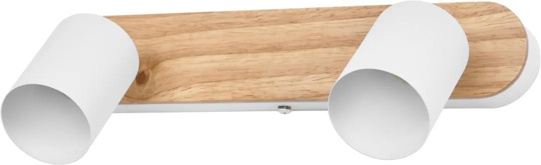 Osram LED Spot Wood Line Plafondspot 2xGU10 - Wit/Hout - IP20 - afbeelding 6 van 6