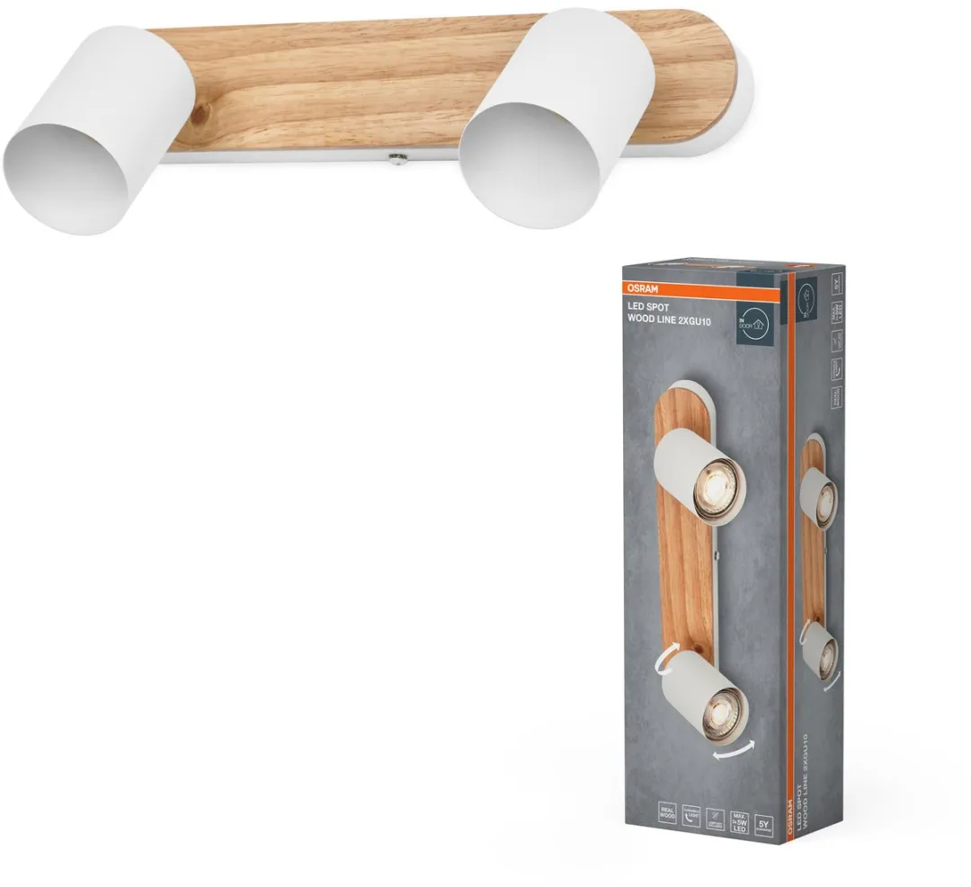 Osram LED Spot Wood Line Plafondspot 2xGU10