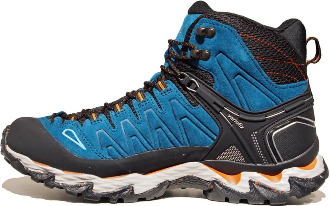 Meindl Lite Hike GTX Heren Wandelschoen - Blau/Orange - afbeelding 2 van 6