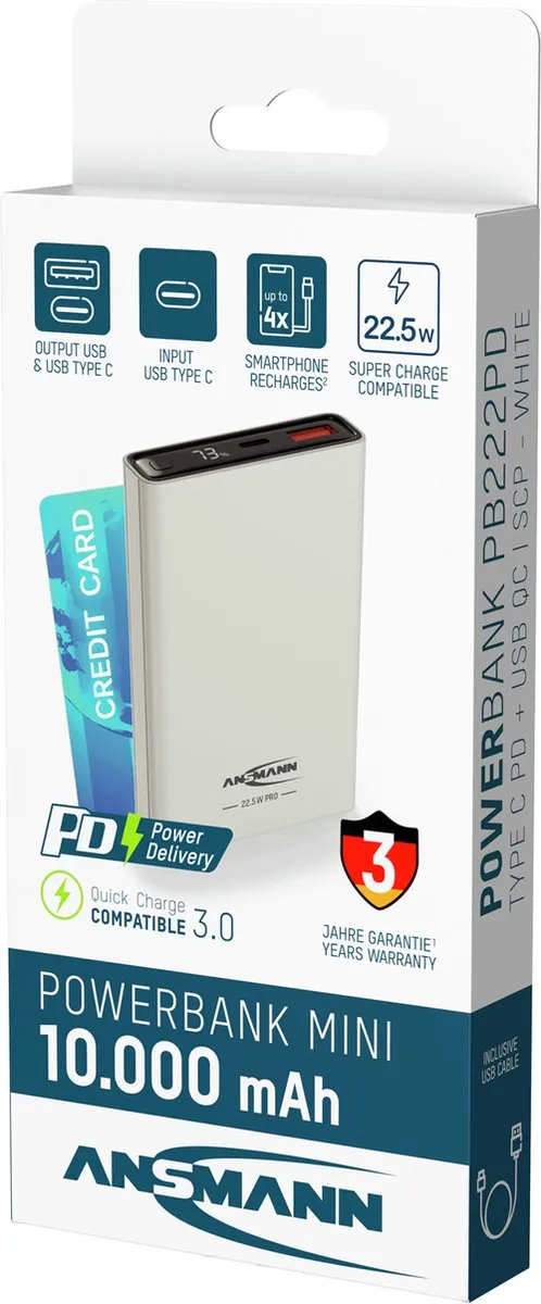 Ansmann PB222PD Powerbank 10000mAh
