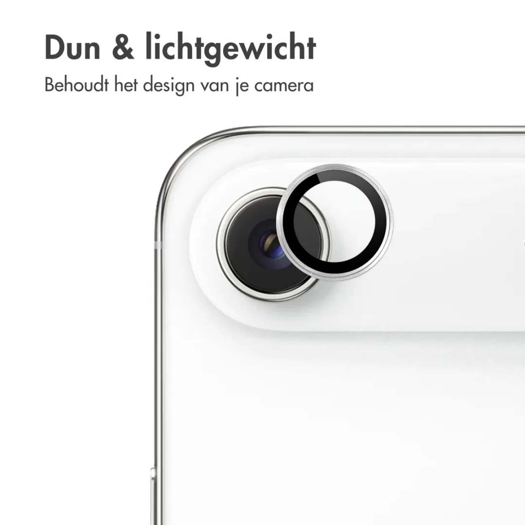 imoshion Camera Lens Protector Apple iPhone 17 Air - 2 Stuks - Zilver
