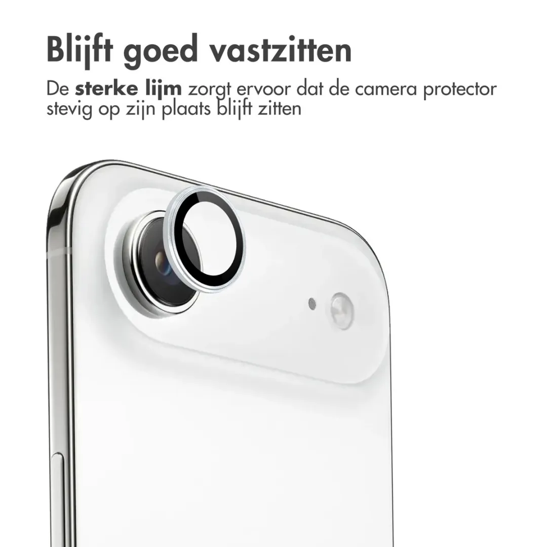imoshion Camera Lens Protector Apple iPhone 17 Air - 2 Stuks - Zilver