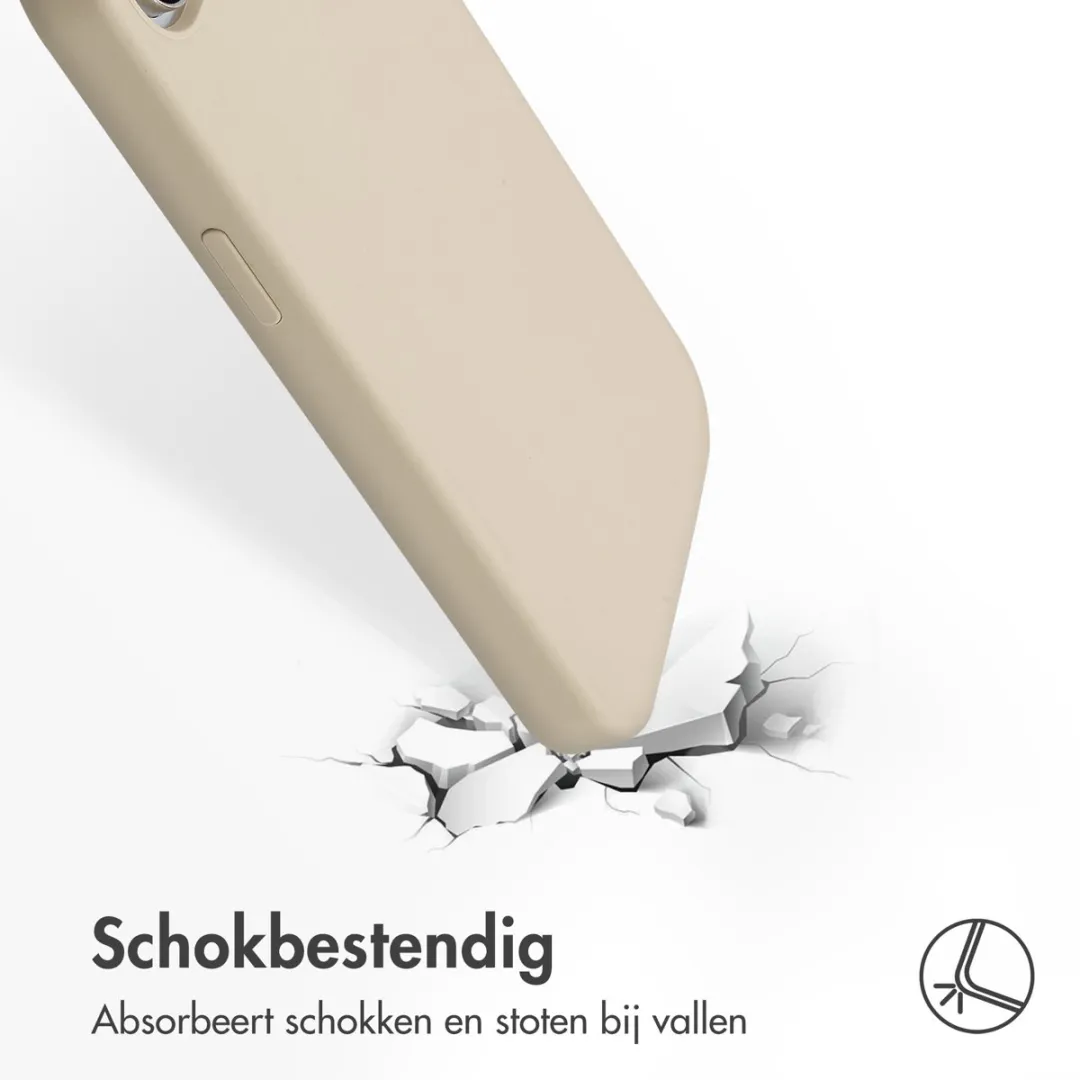 Accezz iPhone 16e MagSafe Hoesje - Stone