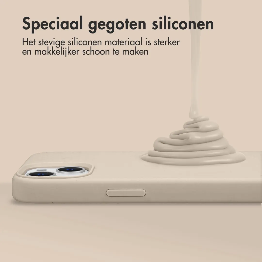 Accezz iPhone 16e MagSafe Hoesje - Stone