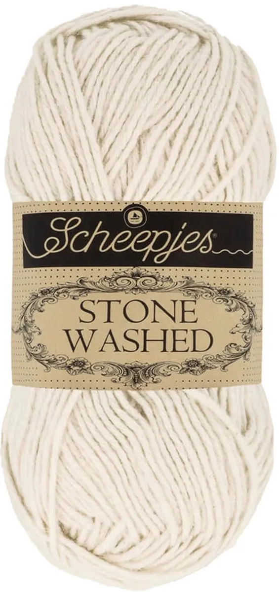 Scheepjes Stone Washed 801 Moon Stone - 50g