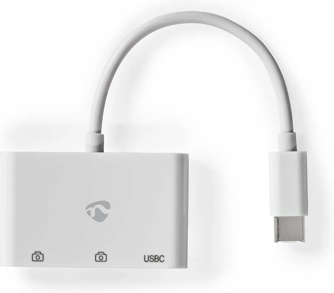 Nedis USB-Hub CCGB64785WT01 - 3 Poorten - Wit