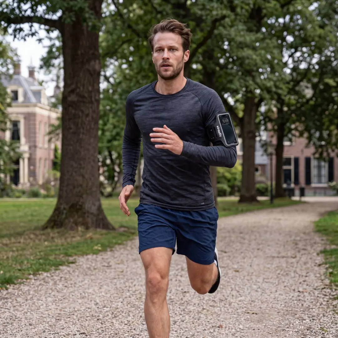 VirtuFit Hardloop Telefoon Armband - 2 stuks - Zwart - afbeelding 2 van 6