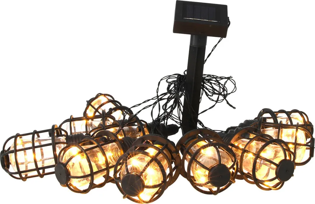 Svenska Living Zonne-energie Feestverlichting 10 Warmwitte Lantaarns