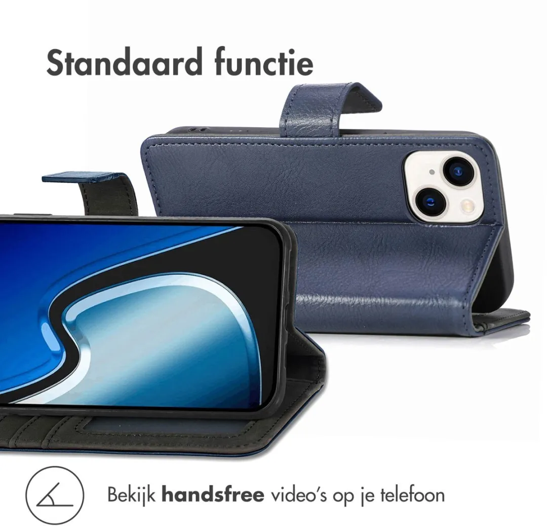 Imoshion Hoesje iPhone 15 Donkerblauw - 3 Pasjes