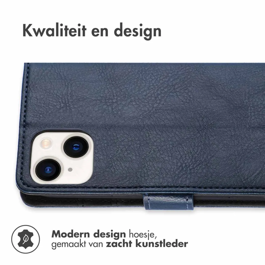 Imoshion Hoesje iPhone 15 Donkerblauw - 3 Pasjes