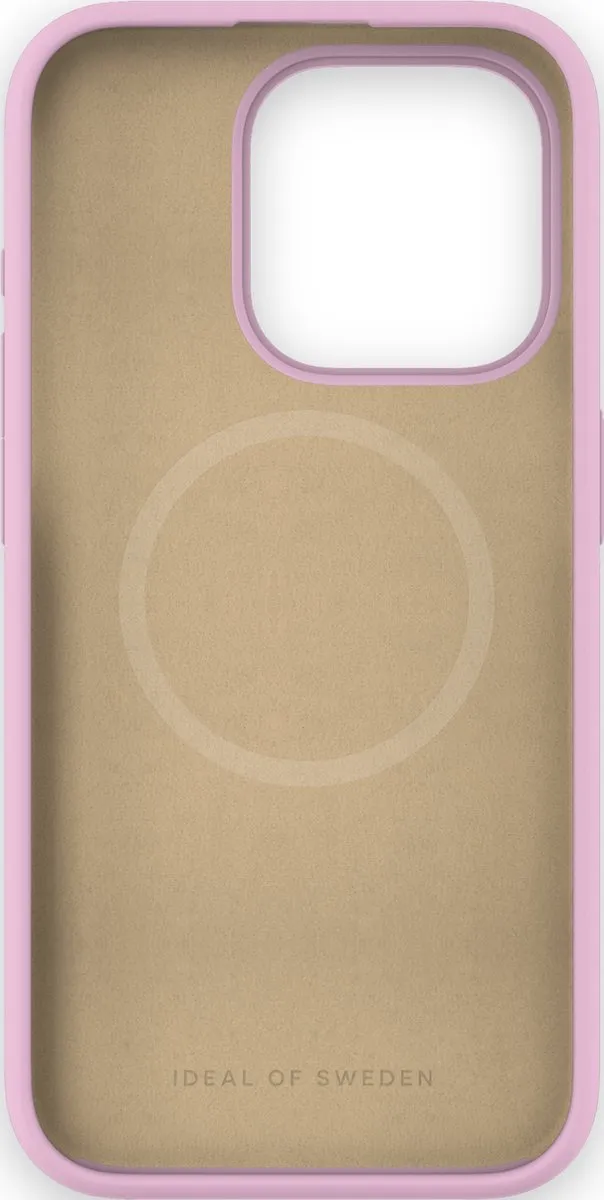 iDeal of Sweden Silicone Case MagSafe iPhone 15 Pro Bubblegum Pink