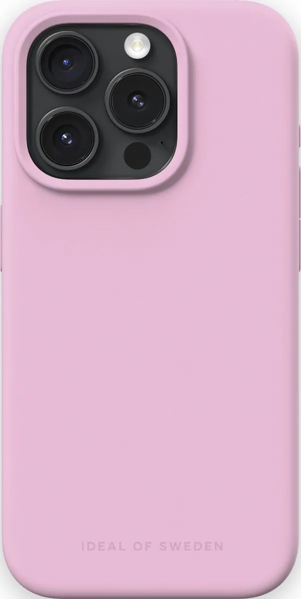 iDeal of Sweden Silicone Case MagSafe iPhone 15 Pro Bubblegum Pink