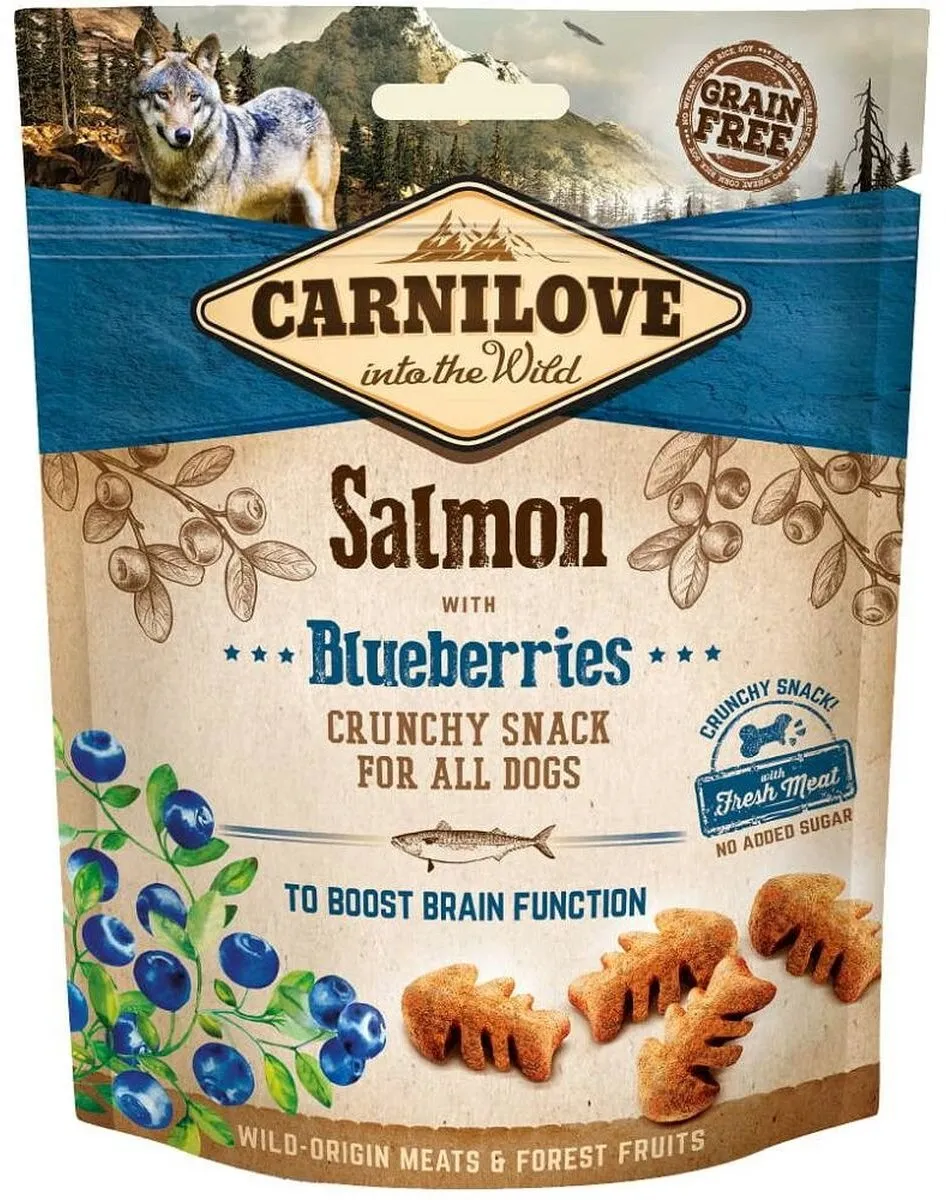 Carnilove Crunchy Snack Zalm Blauwe Bes