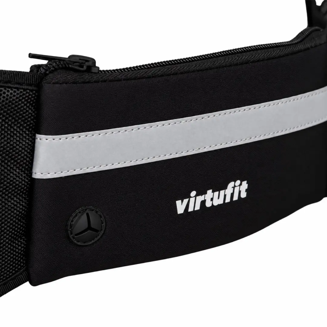 VirtuFit Bottle Belt Hardloopriem - 2 x 300ml - Zwart - afbeelding 6 van 6
