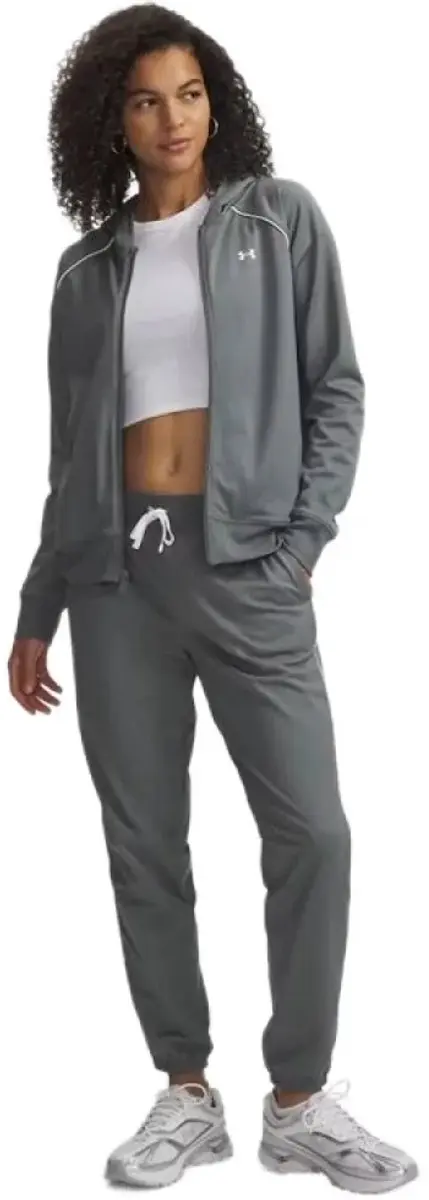 Under Armour Rival Tricot Hd Trainingspak Grijs M Vrouw