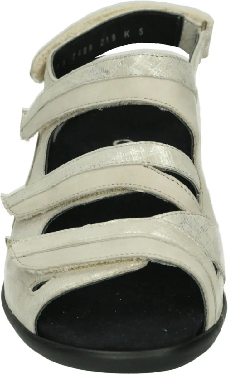 Durea Platte Sandalen Dames - Wit/Beige - afbeelding 4 van 5