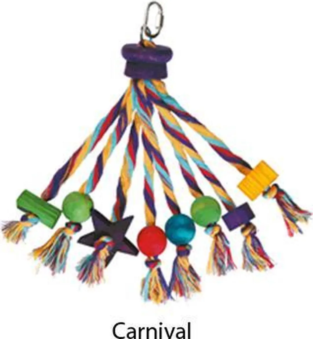 Happy Pet Speelgoed Papegaai Carnival Assorti - 22x11x11cm - afbeelding 3 van 4