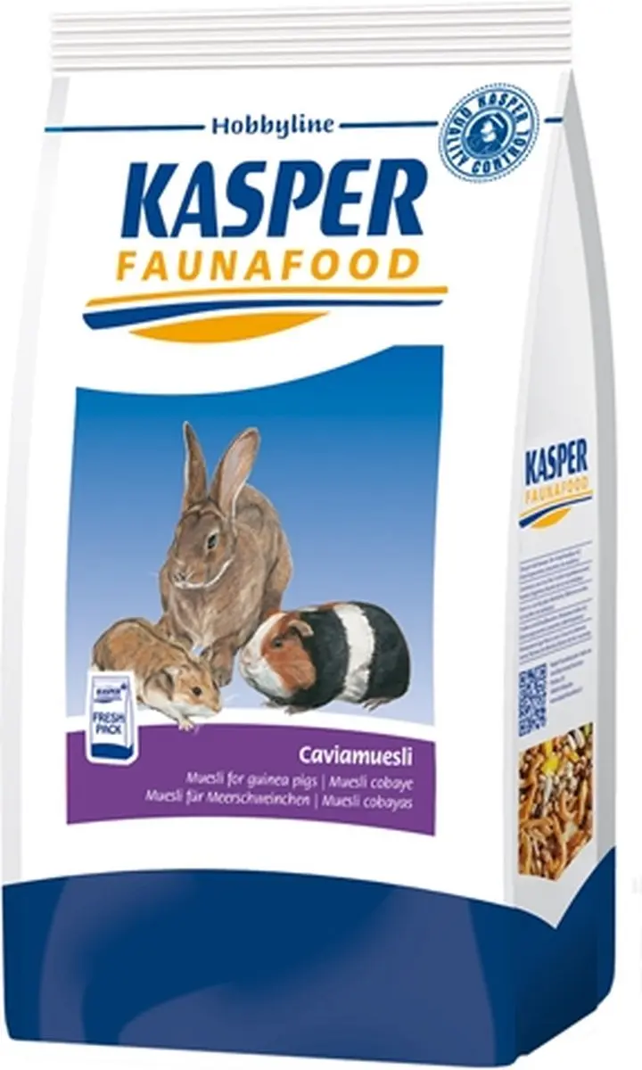 Kasper Faunafood Hobbyline Caviamuesli 2,5kg - 2 stuks - afbeelding 5 van 6