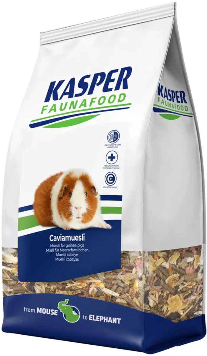 Kasper Faunafood Hobbyline Caviamuesli 2,5kg - 2 stuks - afbeelding 3 van 6