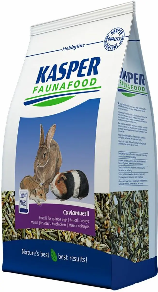 Kasper Faunafood Hobbyline Caviamuesli 2,5kg - 2 stuks - afbeelding 2 van 6