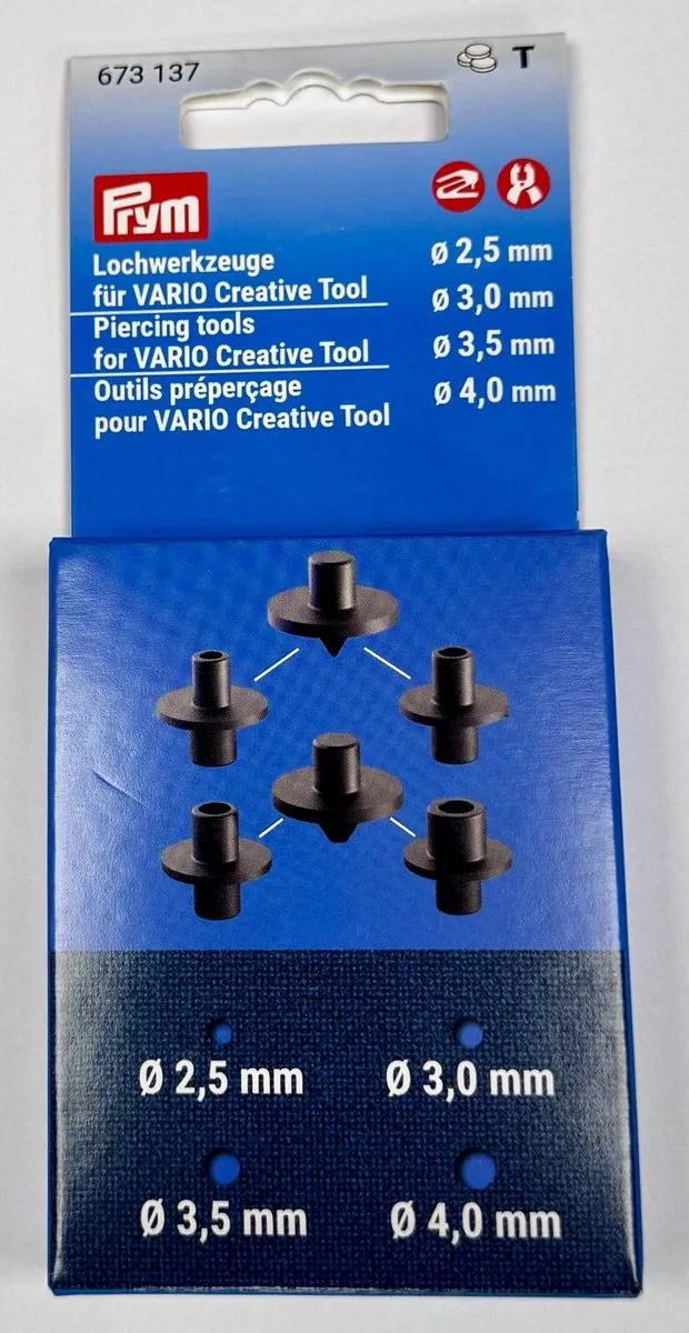 Prym Vario Creat. Ponsstempels 2,5-4,0mm