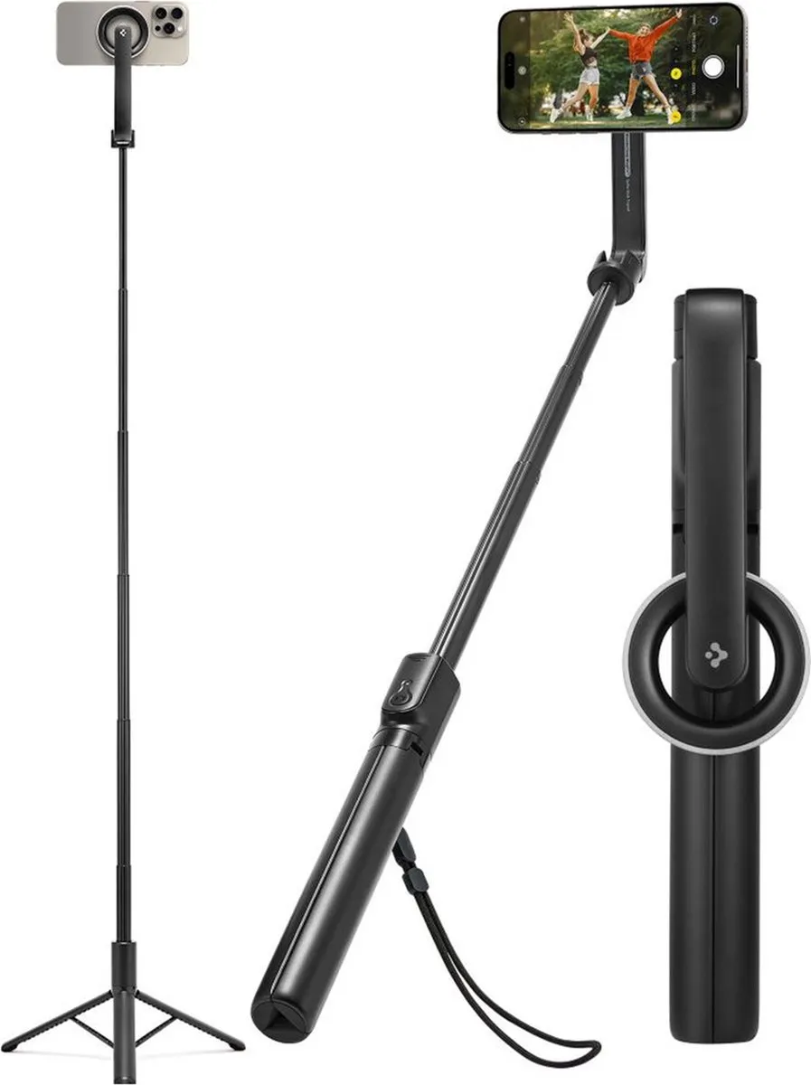 Spigen S580W MagSafe Selfiestick - Smartphone - Zwart