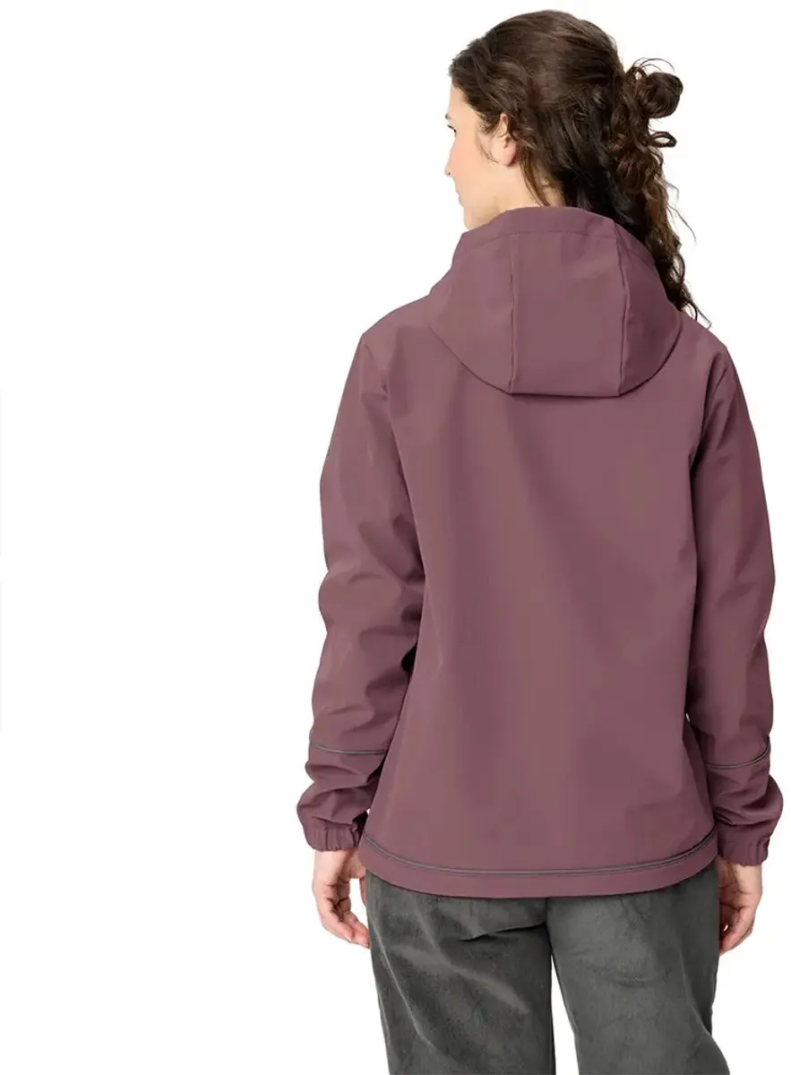 Vaude Cyclist Dames Softshell Jas - Ruby Dusk - afbeelding 2 van 4