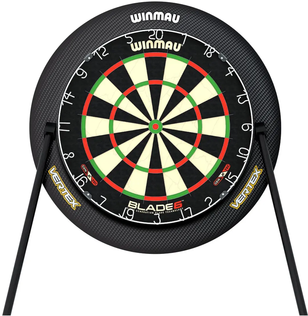 Winmau Vertex Dartbord Standaard + Winmau Blade 6 Bundel