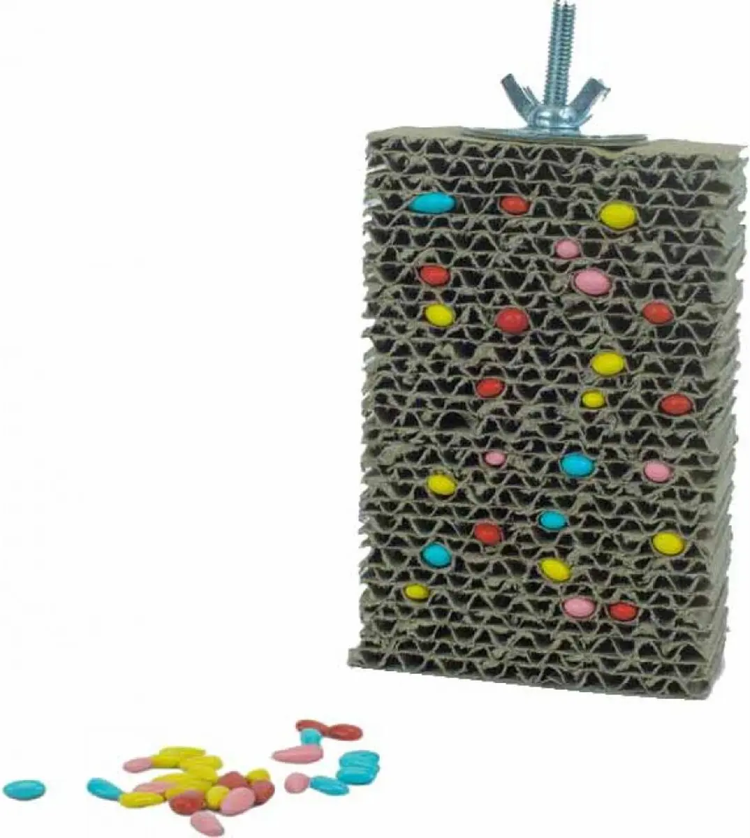 Back Zoo Nature Cardboard Treat Block - Vogelspeelgoed - afbeelding 4 van 6