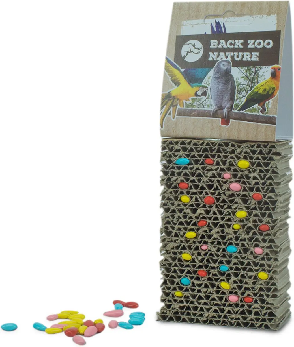 Back Zoo Nature Cardboard Treat Block - Vogelspeelgoed - afbeelding 2 van 6