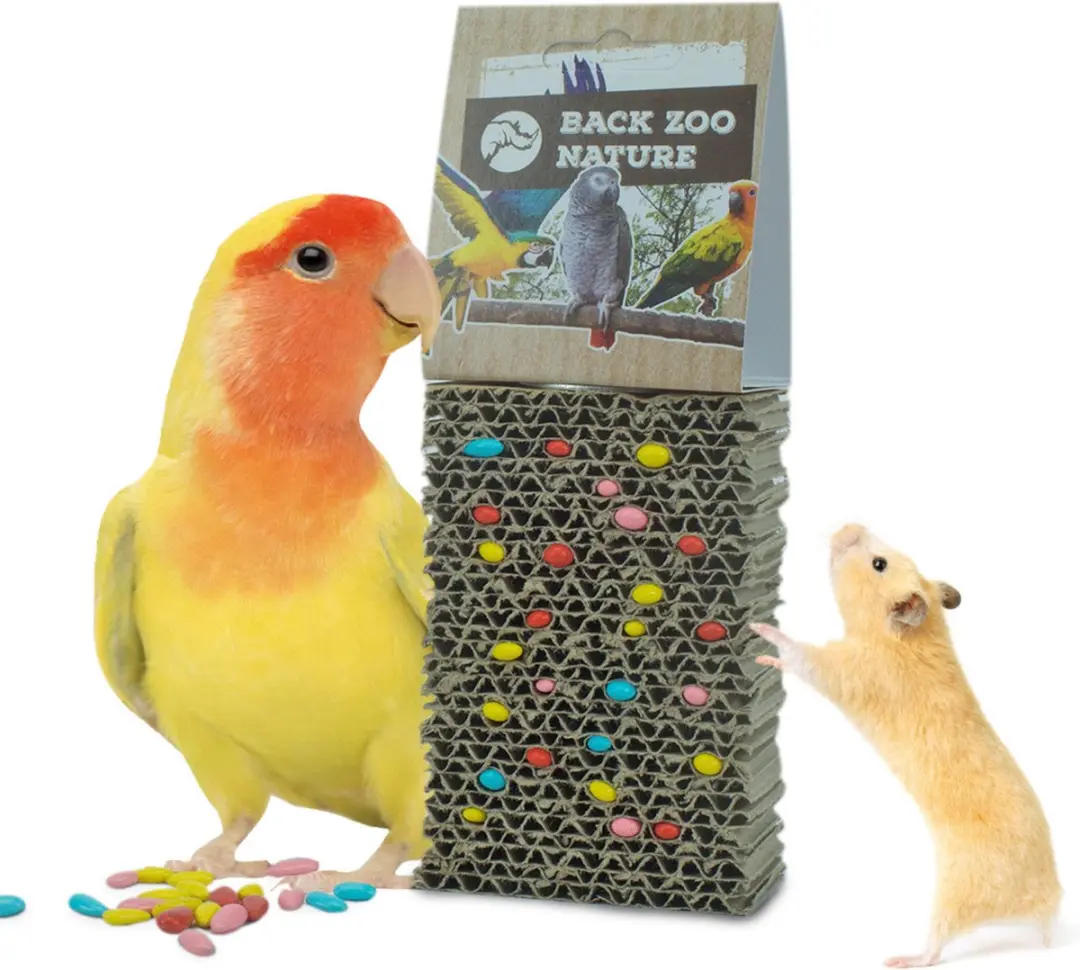 Back Zoo Nature Cardboard Treat Block - Vogelspeelgoed - afbeelding 5 van 6