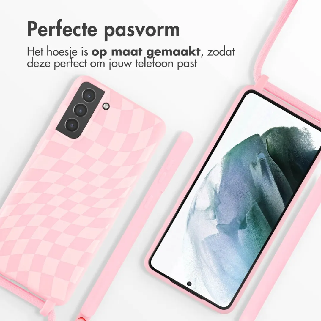 Imoshion Hoesje Samsung Galaxy S21 Plus - Siliconen - Retro Pink