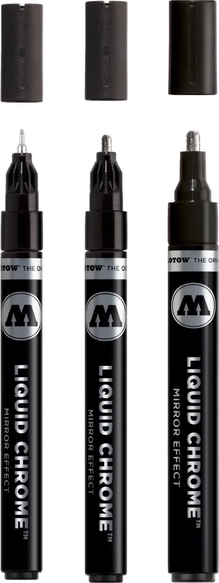 Molotow Liquid Chrome Marker Set 3 Stuks