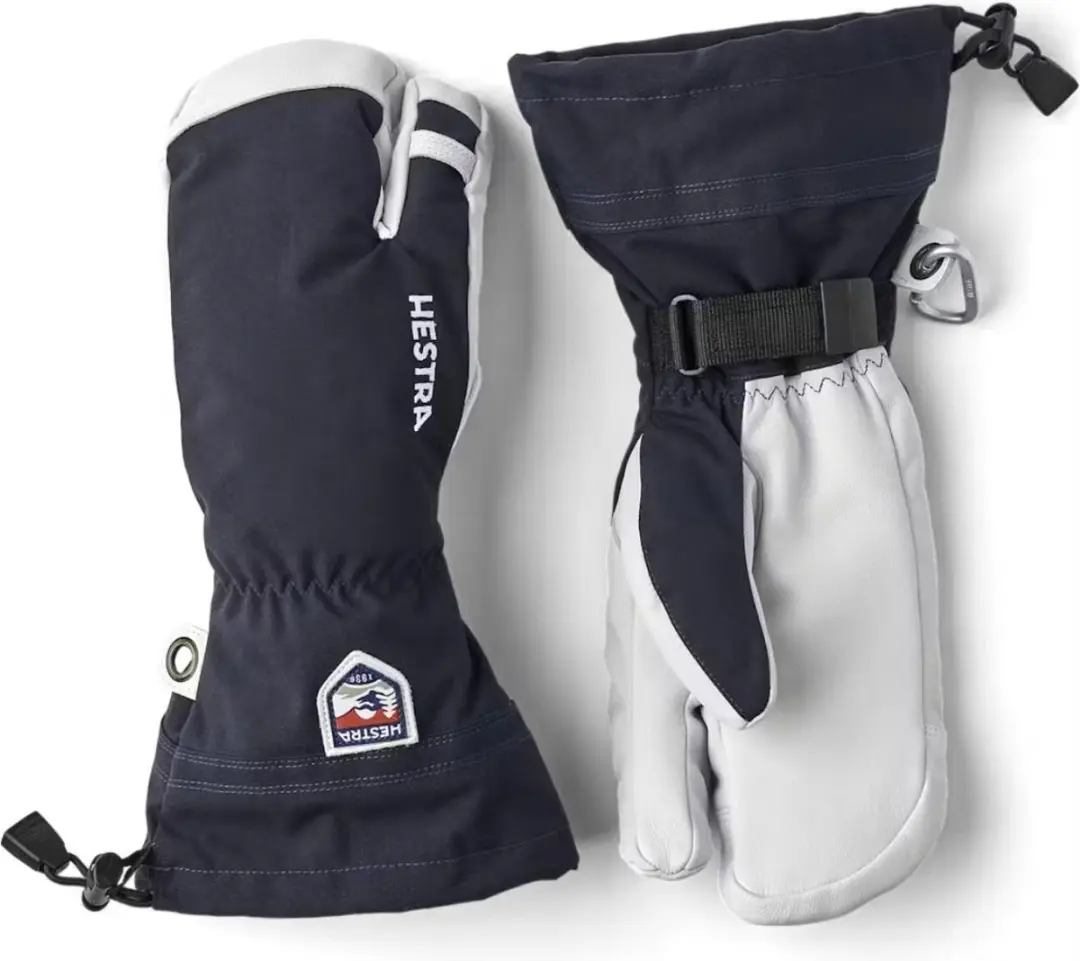 Hestra Army Leather Heli 3-Finger Skihandschoenen - Navy - afbeelding 6 van 6