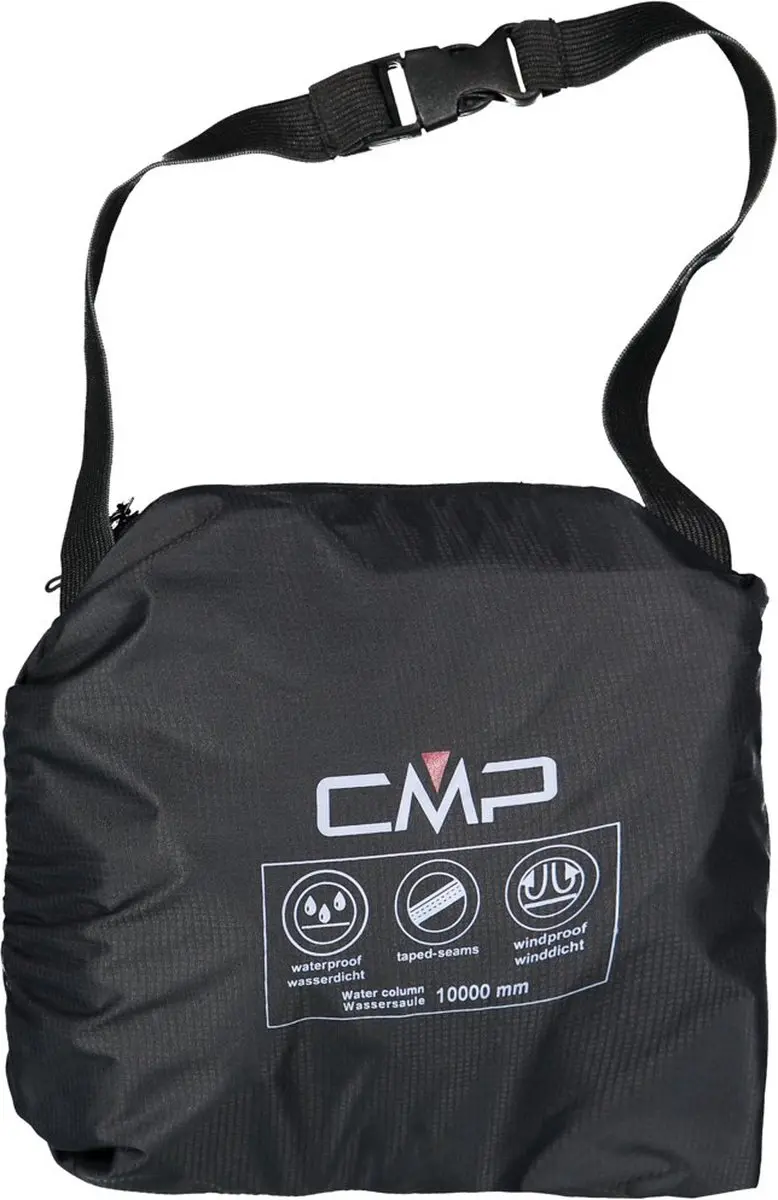CMP Rain Comfort Fit Regenbroek - Zwart - afbeelding 3 van 6