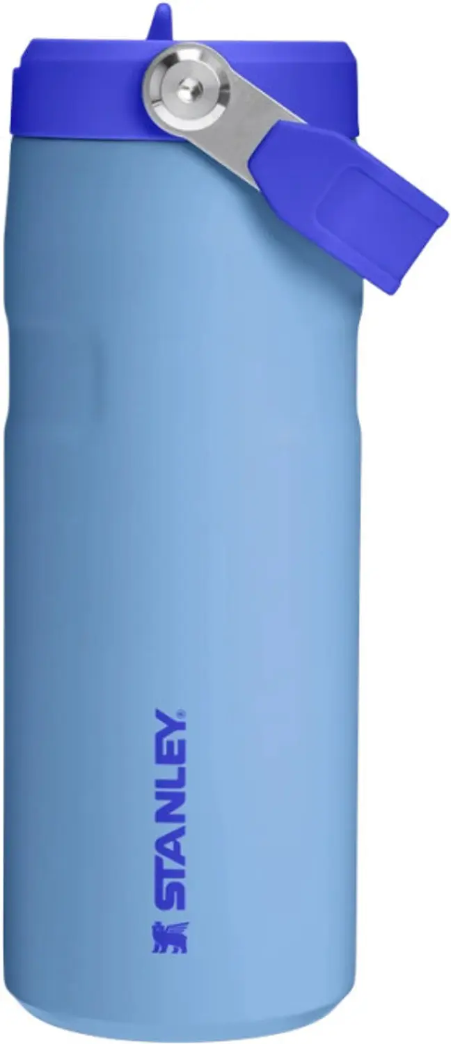 Stanley The IceFlow Flip Straw 2.0 470 ml Blauw Roestvrijstaal