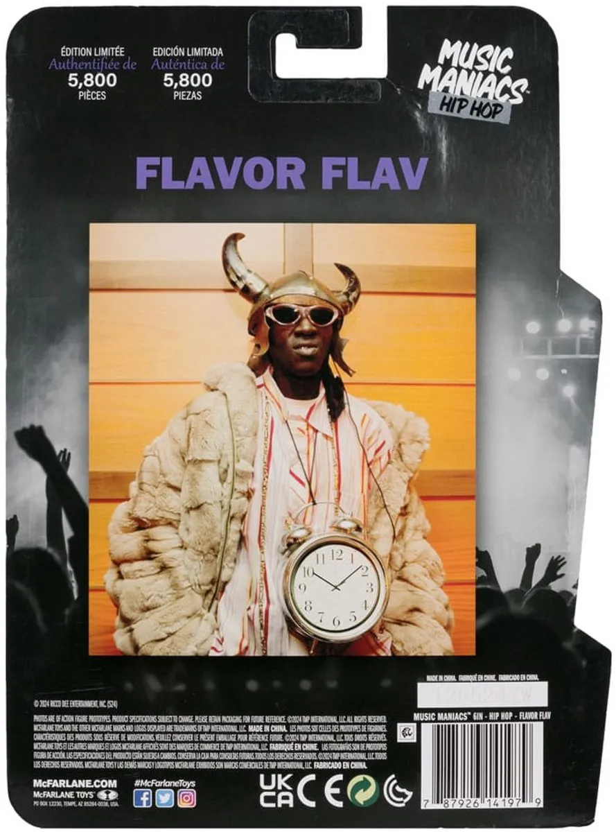 McFarlane Toys Flavor Flav Action Figure - 16cm - Multi
