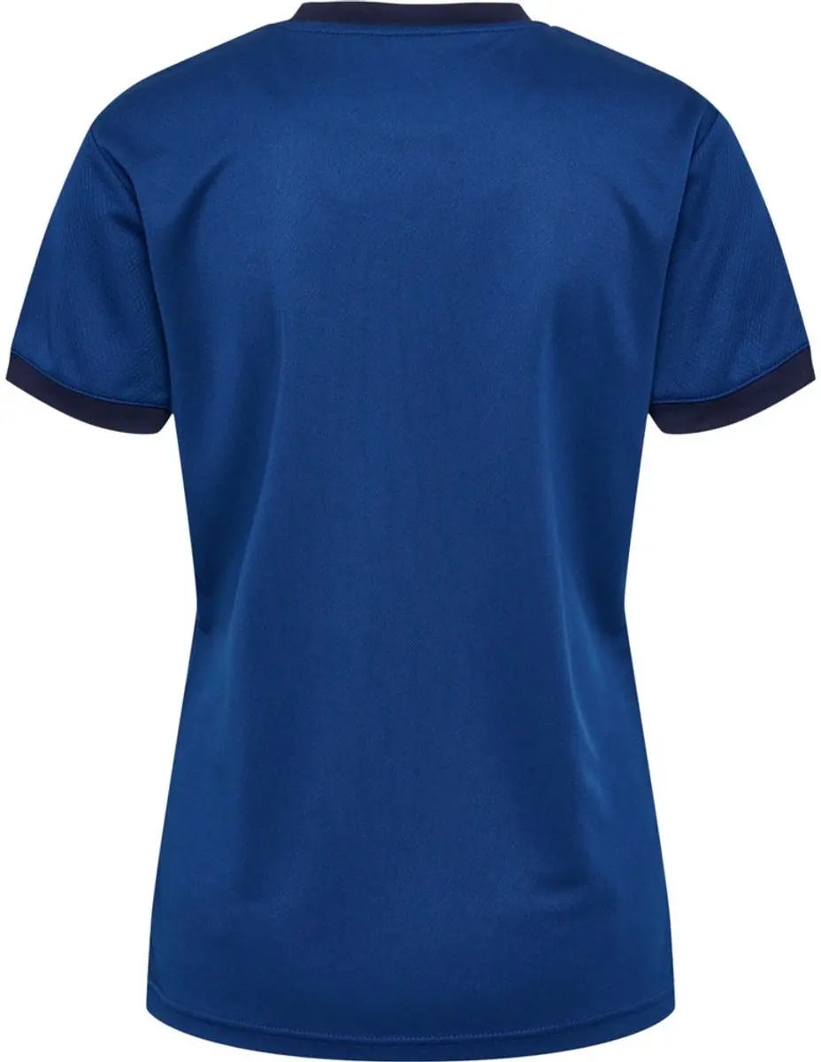 hummel Dames Sportshirt Q4 Poly - Blauw - afbeelding 3 van 5