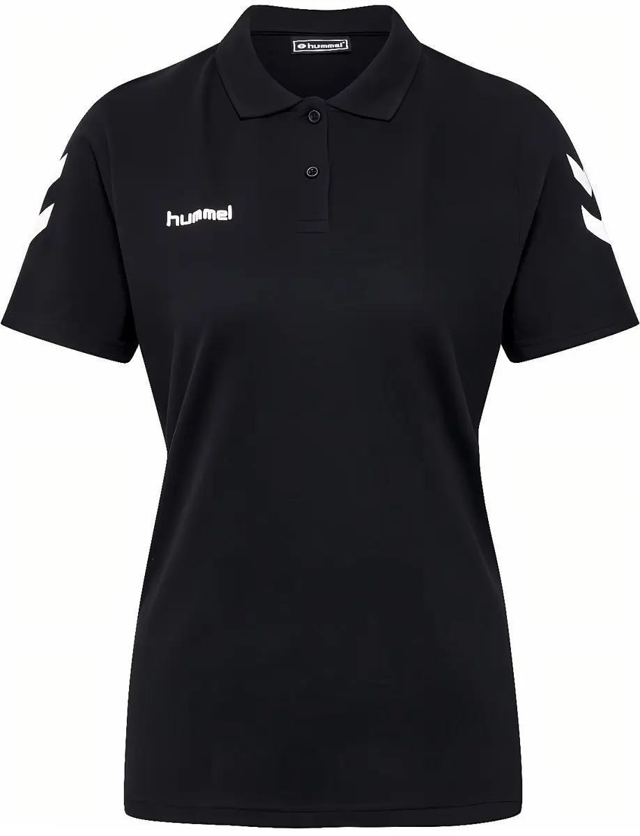 hummel hmlGO Damespolo - Zwart - M - afbeelding 2 van 3