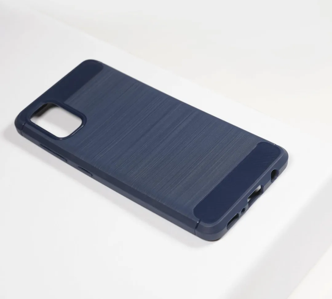 BMAX Carbon Soft Case Samsung Galaxy A31 - Blauw