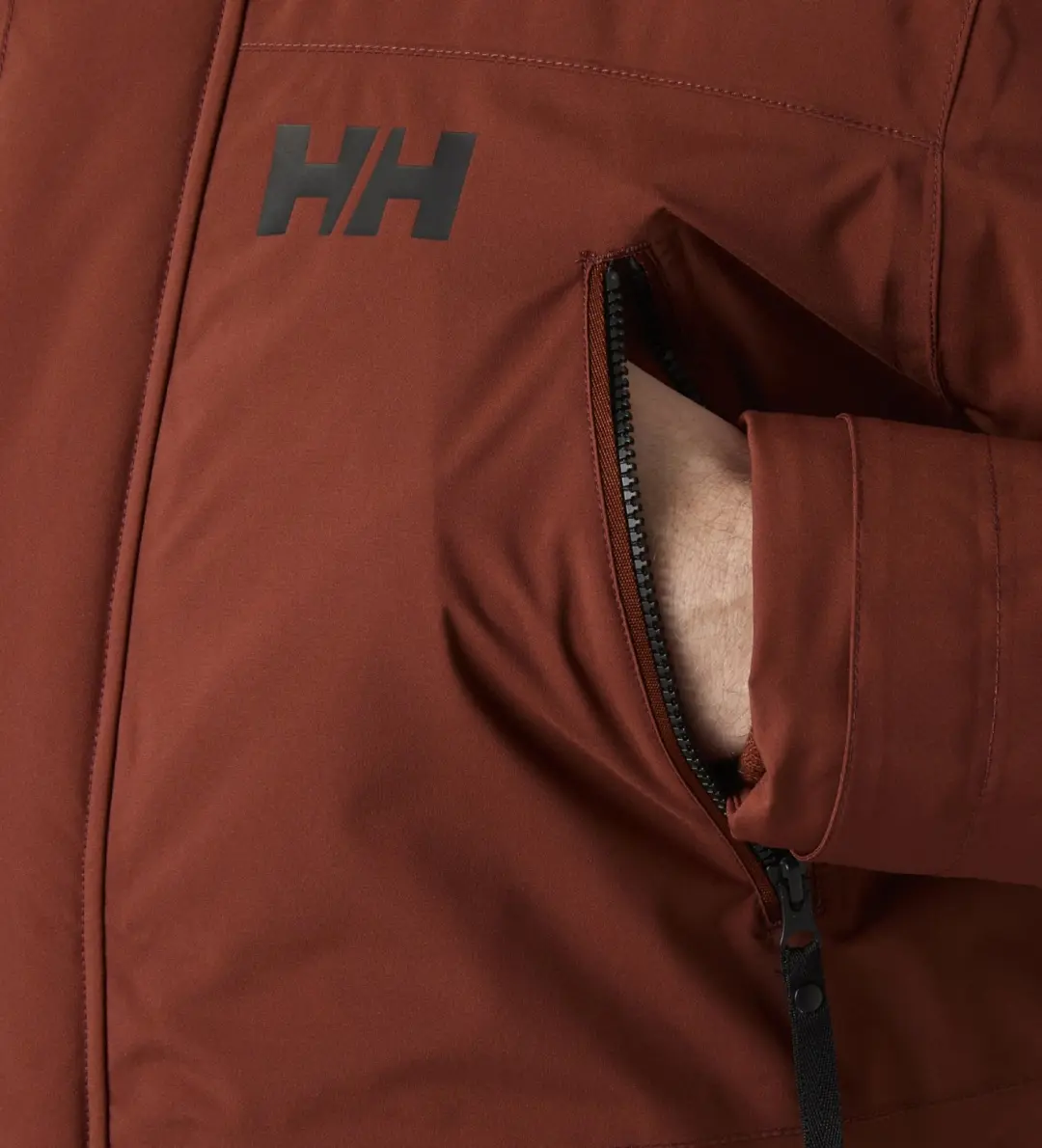 Helly Hansen Reine Parka Heren - M - Iron Oxide - afbeelding 4 van 6