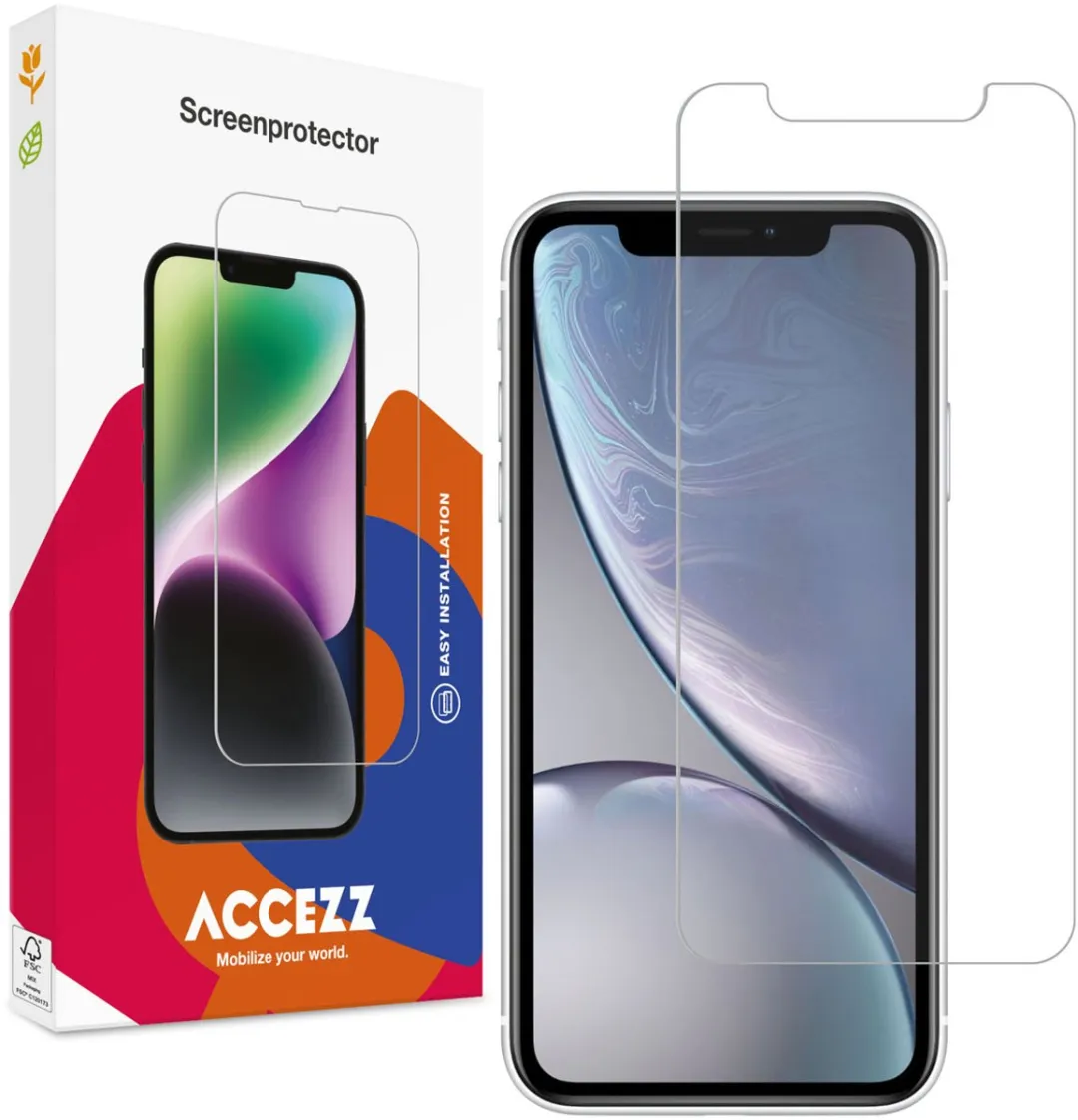 Accezz Gehard Glas Screenprotector iPhone XR/11/12/12 Pro