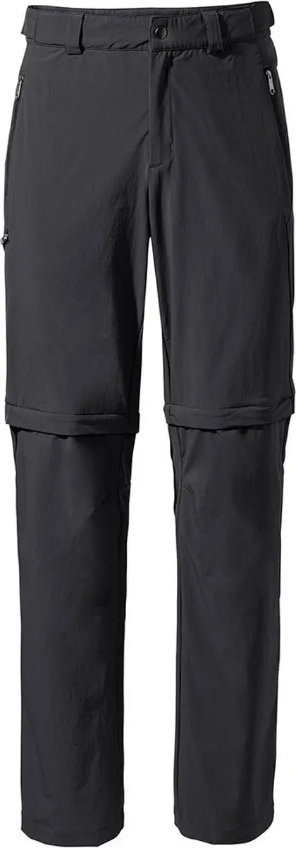Vaude Farley Stretch T-zip Iii Broek Zwart 62 / Long Man