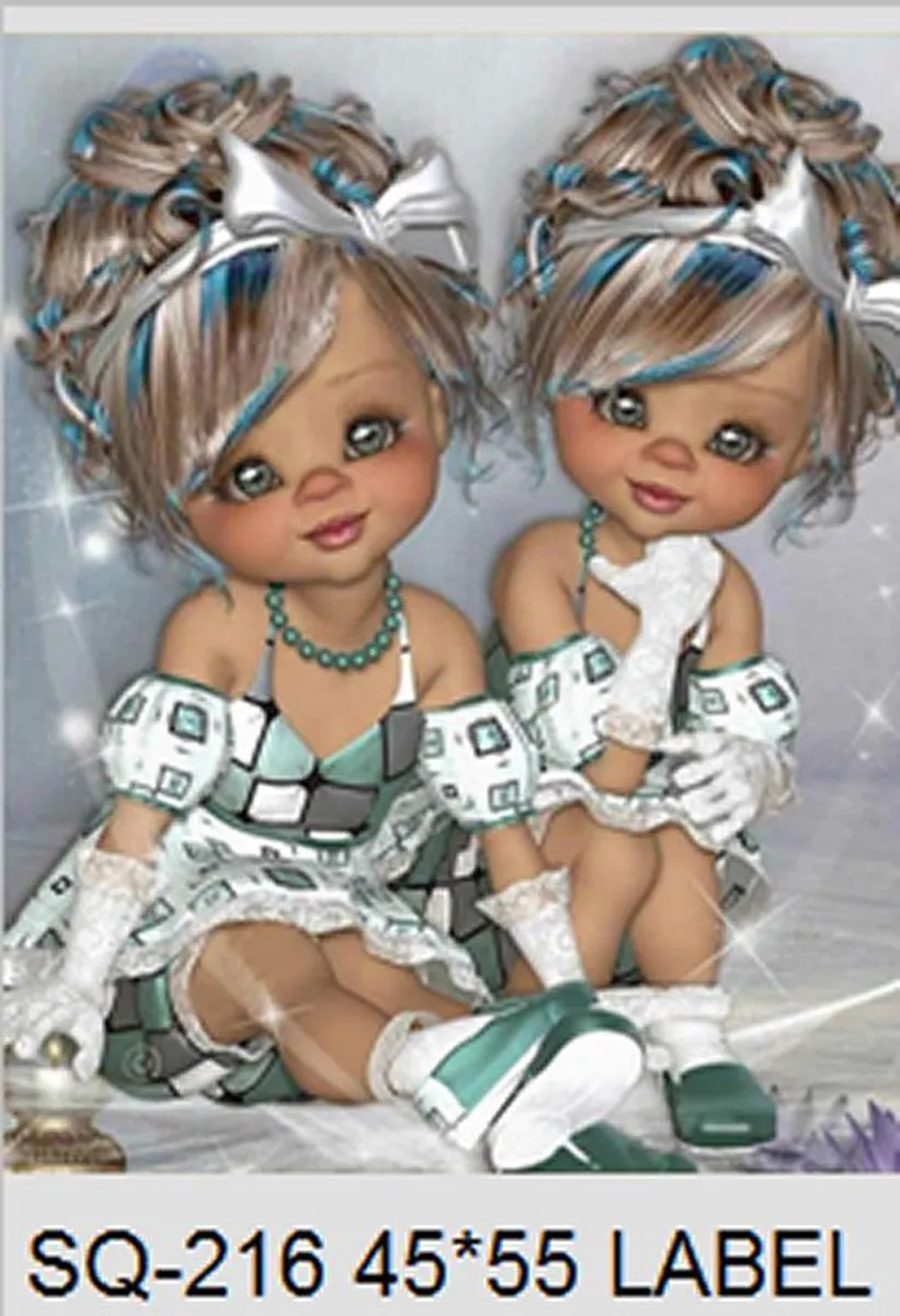 VDTOYS DIAMOND PAINTING VDTC216 Meisjes - Groot 45x55cm