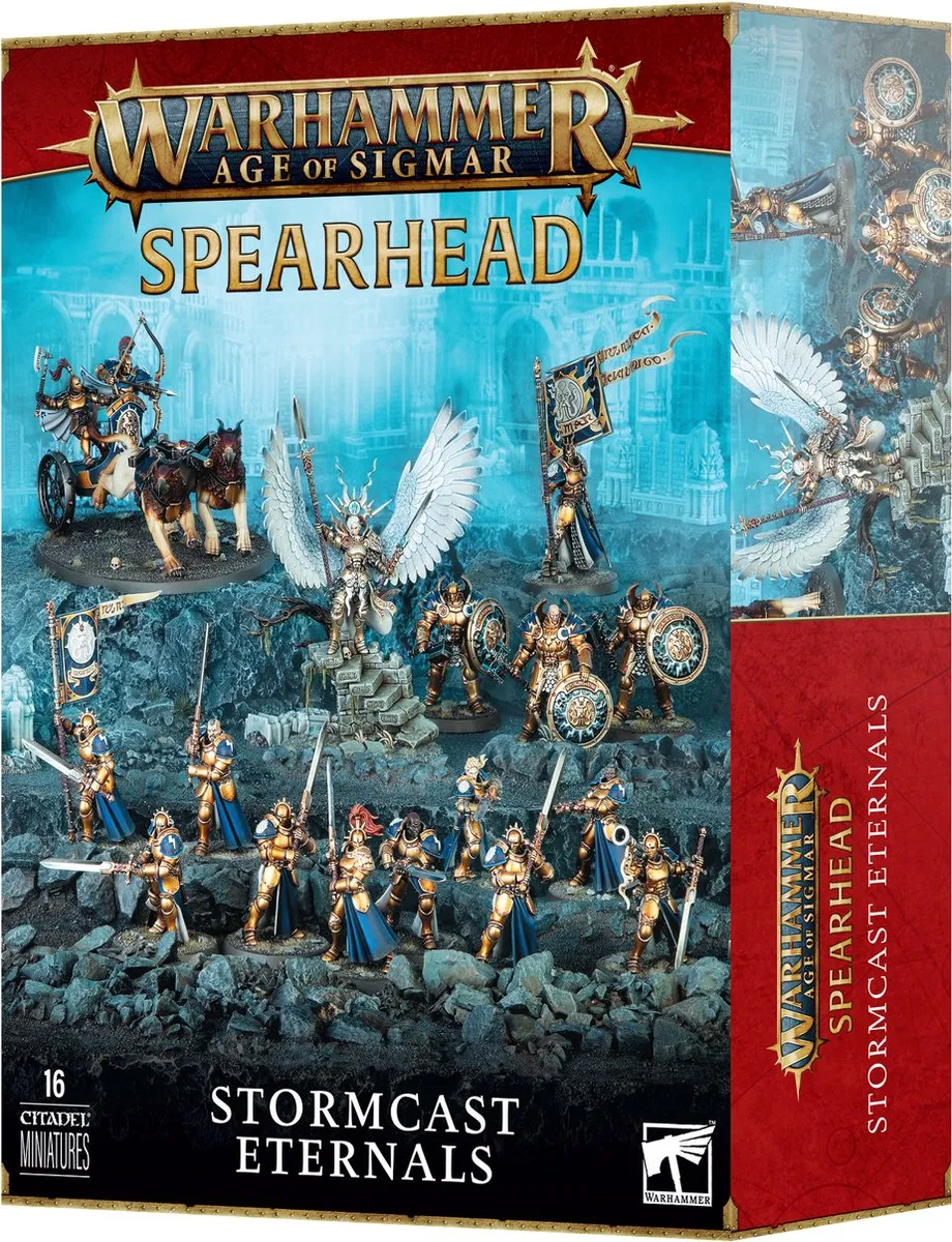 Games Workshop Spearhead Stormcast Eternals 16 Miniaturen