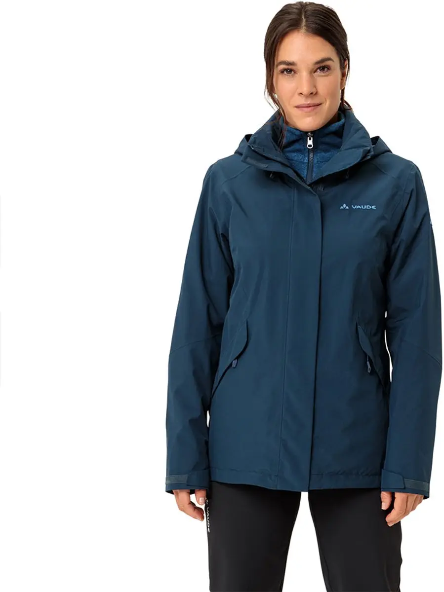 Vaude Rosemoor 3in1 Ii Jas Blauw 50 Vrouw