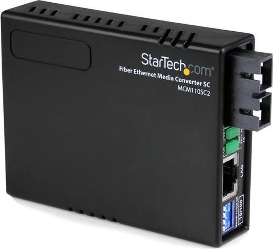 Startech MCM110SC2EU Glasvezel Ethernet Converter 10/100